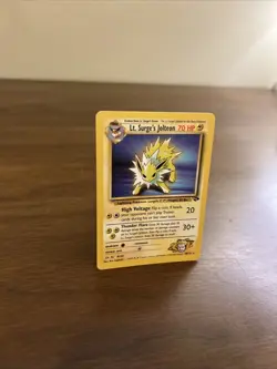 Pokemon TCG Lt. Surge's Jolteon Gym Challenge 28 Unlimited Rare Card - Image 2