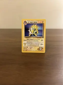 Pokemon TCG Lt. Surge's Jolteon Gym Challenge 28 Unlimited Rare Card - Image 5