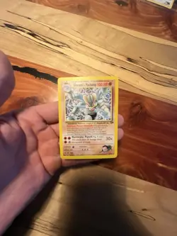 Pokemon Giovanni's Machamp Gym Challenge Holo Rare Unlimited 100 HP Card 6/132 - Image 1