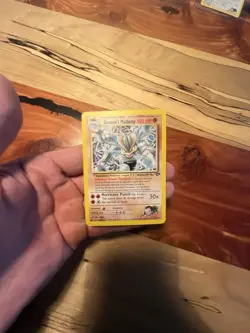 Pokemon Giovanni's Machamp Gym Challenge Holo Rare Unlimited 100 HP Card 6/132 - Image 2