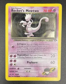 Pokemon TCG Rockets Mewtwo Gym Challenge Holo Card 14/132 - Image 1