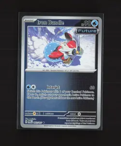 Iron Bundle 062/167 Twilight Masquerade Reverse Holo Uncommon Pokemon Card - Image 1