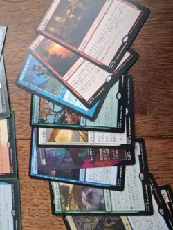 Lot Of Japanese Mtg Command Masters And Rares And Mythics 1lb And 8oz Of Cards - Image 5