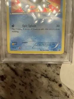 Pokemon Magikarp XY Black Star Promo Holo Card XY143 PSA 8 30 HP 30 Attack - Image 3