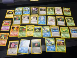 Pokemon Card Neo Genesis 1st Edition Card Lot of 30 LP/NM - Image 1