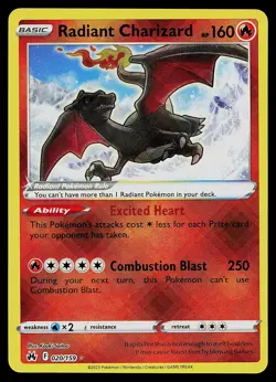 Pokemon Card - Radiant Charizard Crown Zenith 020/159 Holo - Image 1