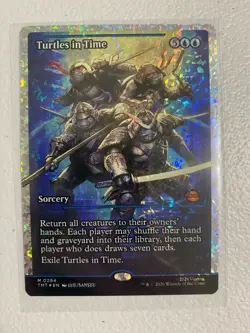 Turtles in Time - SHOWCASE FRACTURE FOIL -NM - TMNT - 0294 - Ships now! - Image 1