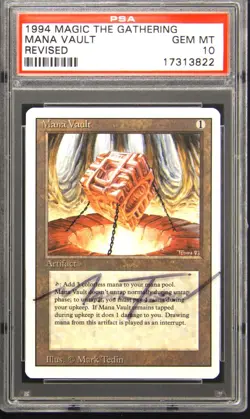 1994 MTG REVISED MANA VAULT PSA 10 - Image 1