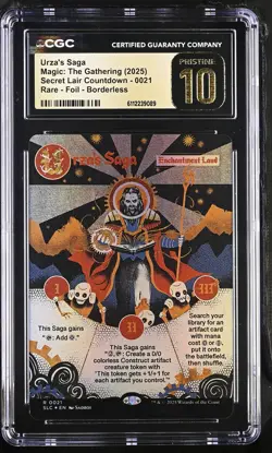 URZA'S SAGA Secret Lair Foil Rare CGC Pristine 10 MTG [Nostalgium] - Image 1