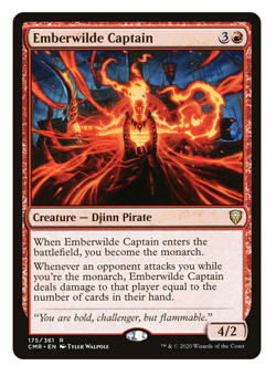 MTG - 1 x Emberwilde Captain - Rare Pirate - Commander Legends (CMR) - M/NM - Image 1