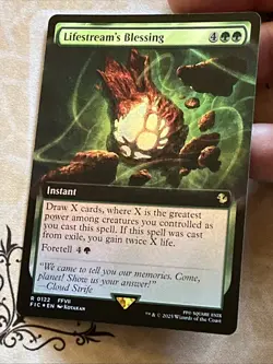 Lifestream's Blessing (Extended Art) Commander: Final Fantasy Foil - Image 1