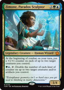 Zimone, Paradox Sculptor [Foundations] Magic MTG - Image 1