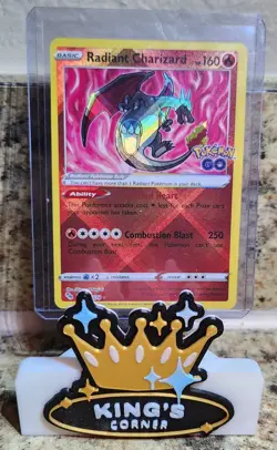 Radiant Charizard 011/078 Pokemon GO Holo - Image 1