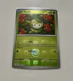 Pokemon TCG Petilil (Master Ball Pattern) 006/086 Sv: Black Bolt Holo NM/MINT - Image 1