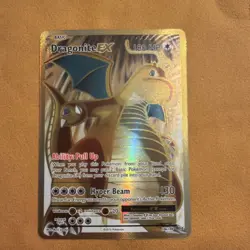 Pokemon TCG Dragonite EX 106/108 XY Full Art Ultra Rare Holo 2016 Card - Image 1
