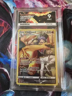 Pokemon TCG Charizard Trainer Gallery TG03/TG30 PSA 9 Lost Origin English Mint - Image 1