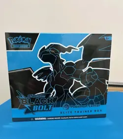 Pokemon TCG - Black Bolt - Pokemon Center ETB - New & Sealed - Image 1