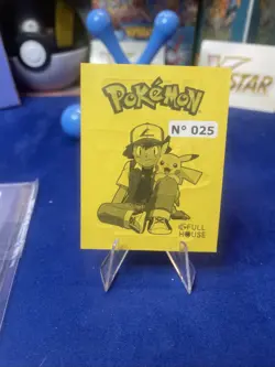 Pokemon TCG Rainbow Foil Pikachu #025 Full house sticker - Image 2