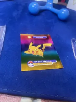 Pokemon TCG Rainbow Foil Pikachu #025 Full house sticker - Image 4