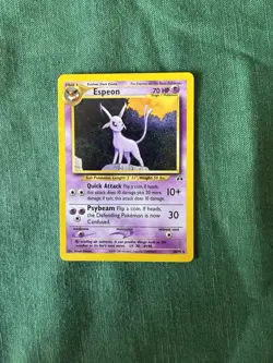 Pokemon TCG Neo Discovery Espeon Unlimited Non Holo 20/75 NM - Image 1