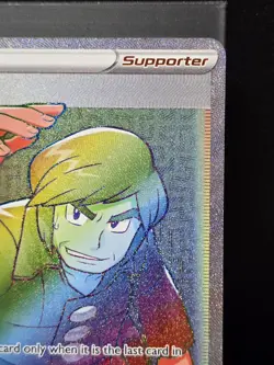 Pokemon Brandon 203/195 Rainbow Secret Sword & Shield Silver Tempest Near Mint - Image 4