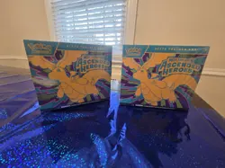 TWO Pokemon Ascended Heroes Mega Evolution Etb In Hand - Image 1