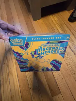 TWO Pokemon Ascended Heroes Mega Evolution Etb In Hand - Image 2