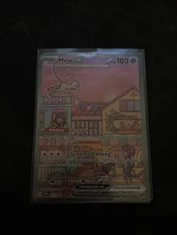 Pokemon TCG Mew EX 053 Holo Black Star Promo Card Scarlet Violet - Image 1