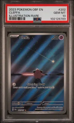 Cleffa 202/197 Illustration Rare Obf En-obsidian Flames Pokemon PSA 10 - Image 1