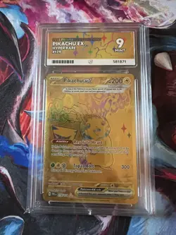 Pokemon Pikachu TCG EX Prismatic Evolution Card 179/131 Hyper Rare Ace 9 - Image 1