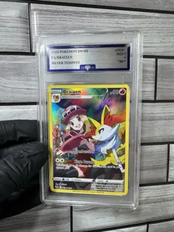 Pokemon TCG Braixen TG01/TG30 Silver Tempest Ultra Rare Full Art Holo Flawless - Image 1