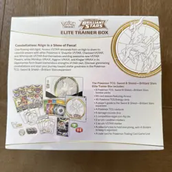 Pokemon Sword and Shield Brilliant Stars ETB ELITE TRAINER BOX FACTORY SEALED - Image 2