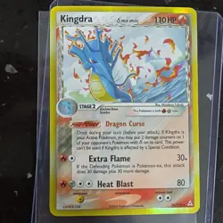 NM Pokemon Kingdra Delta Species Holon Phantoms Holo Rare 10/110 2006 - Image 1