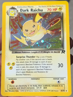 Pokemon TCG - Dark Raichu 83/82 Team Rocket Holo - *SWIRL* 🍥 - LIGHTLY PLAYED+ - Image 4