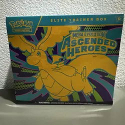 Pokemon Mega Evolution Ascended Heroes Elite Trainer Box Sealed New ships ASAP - Image 1