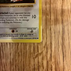 1999 Pokemon TCG Pidgey 57/102 Shadowless Base Set WOTC Non-Holo Common LP - Image 4