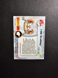 Carte Pokemon Krabby 98 TOPPS Serie 2 Francais - Image 2