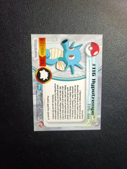 Carte Pokemon Hypotrempe 116 TOPPS Serie 2 Francais - Image 2