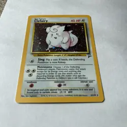 Pokemon TCG Base Set 2 Clefairy 6/130 Vintage Holo Rare NM - Image 2