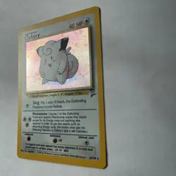 Pokemon TCG Base Set 2 Clefairy 6/130 Vintage Holo Rare NM - Image 3