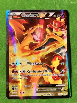 Pokemon TCG Charizard EX #XY121 Holo Ultra Rare XY Black Star Promos LP/MP - Image 1