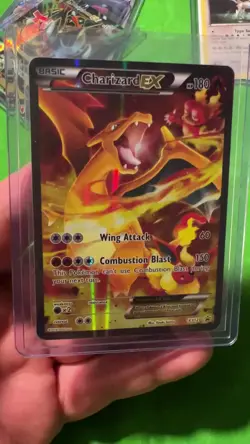 Pokemon TCG Charizard EX #XY121 Holo Ultra Rare XY Black Star Promos LP/MP - Image 2