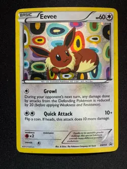 Pokemon Eevee BW94 Black Star Promo Holo Black & White Basic Evolution - Image 1