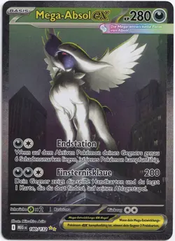 Pokemon Mega-Absol ex Special Illustration Rare Mega-Entwicklung 180/132 NM DE - Image 1