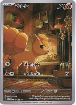 Pokemon Vulpix Illustration Rare Mega Evolution 138/132 NM Englisch - Image 1
