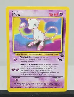 Pokemon League Mew Black Star Promo #8 HP - FREE TRACKED SHIPPING - Image 1