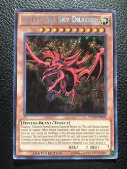 Yugioh Slifer The Sky Dragon #CT13-EN001 - Image 1