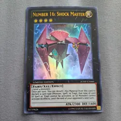 Yugioh Number 16: Shock Master - JUMP-EN060 - Ultra Rare - Limited Edition VLP - Image 1