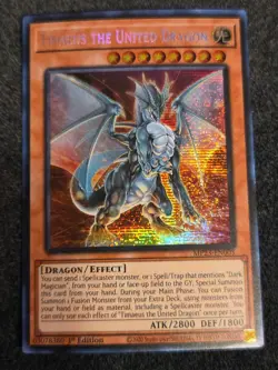 Yu-Gi-Oh! Timaeus the United Dragon MP23-EN003 25th Anniversary Tin Prismatic NM - Image 1