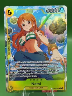 One Piece Card Game Nami SR Alt Art EB03-053 English NM Heroines Edition🔥🔥 - Image 1